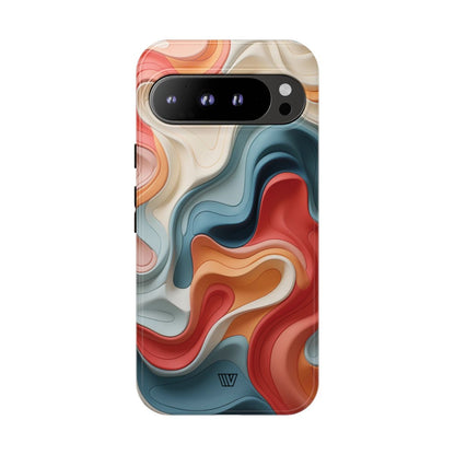 3D Colorful Clay Tough Phone Case – Google Pixel 9 Pro XL, Glossy