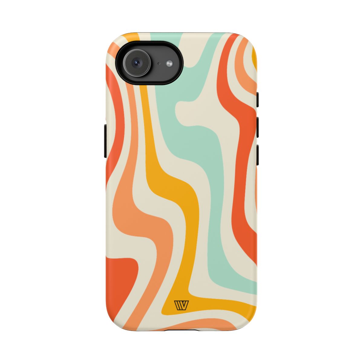 Retro Groovy Swirls Tough Phone Case – iPhone 17e, Matte