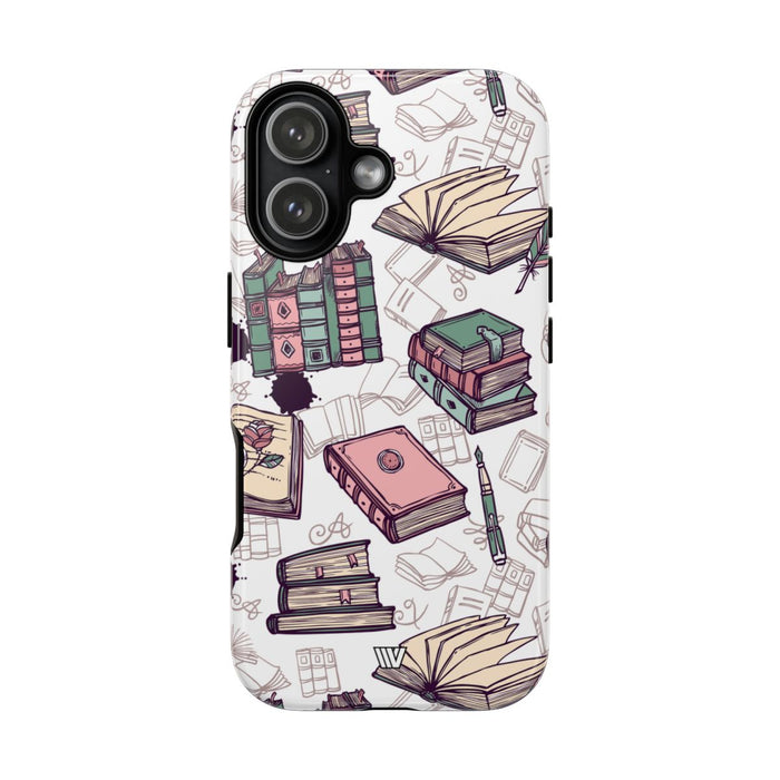 Book Lover Tough Phone Case – iPhone 17, Glossy