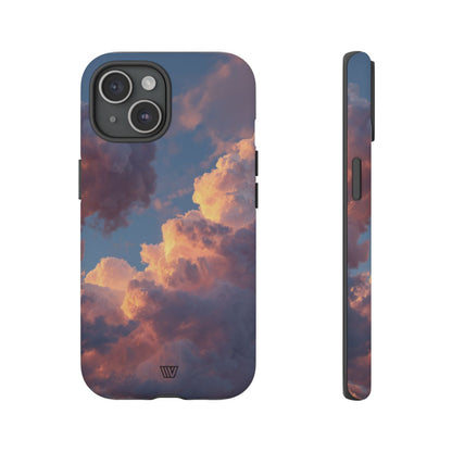 Sunset Clouds Tough Phone Case – iPhone 15, Matte
