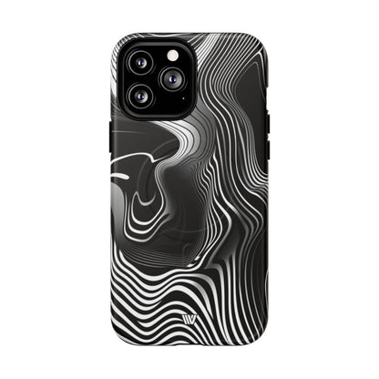 Abstract Zebra Stripes MagSafe Tough iPhone Case – iPhone 13 Pro Max, Matte