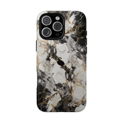 Marble MagSafe Tough iPhone Case – iPhone 16 Pro Max, Glossy