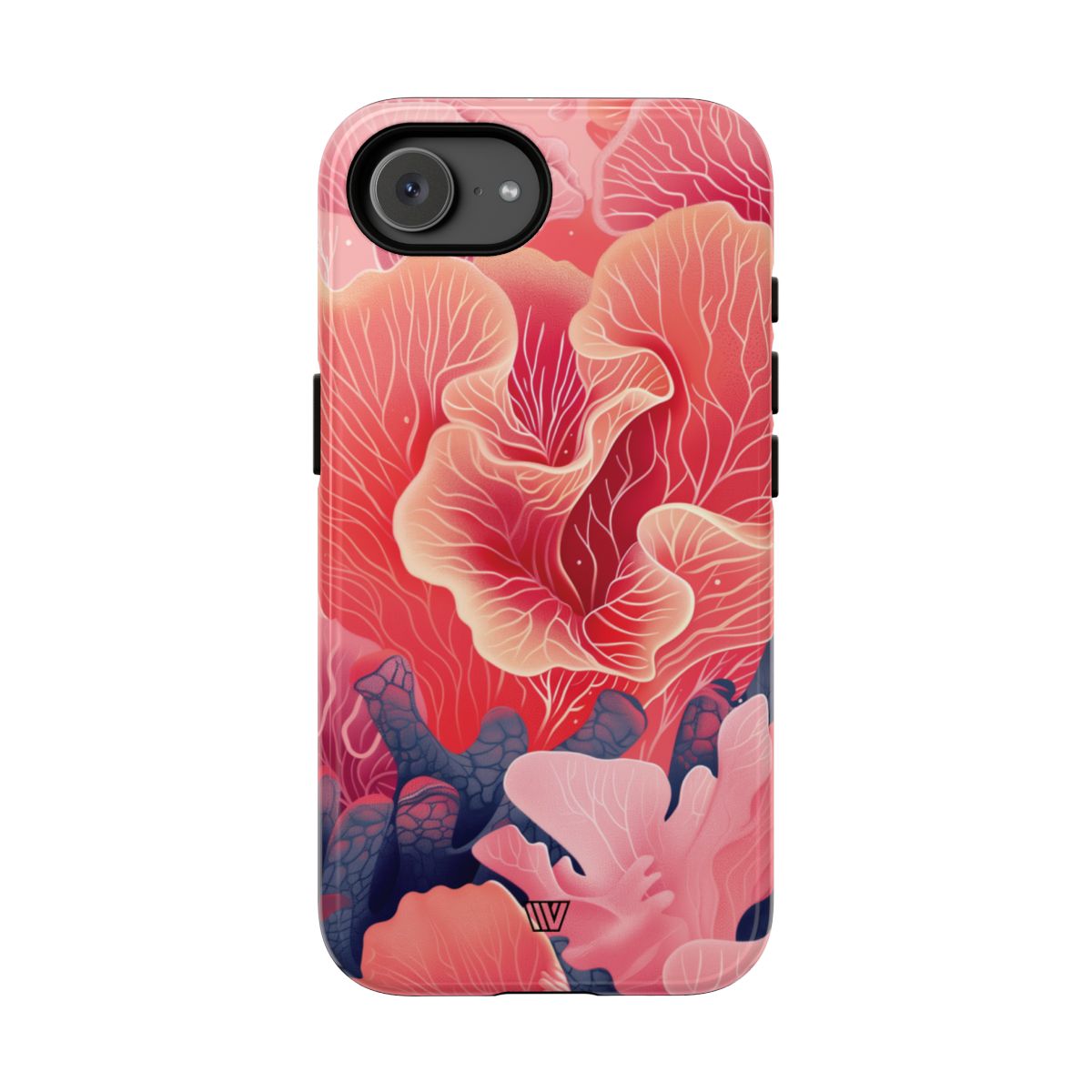 Pink Coral Tough Phone Case – iPhone 16e, Glossy