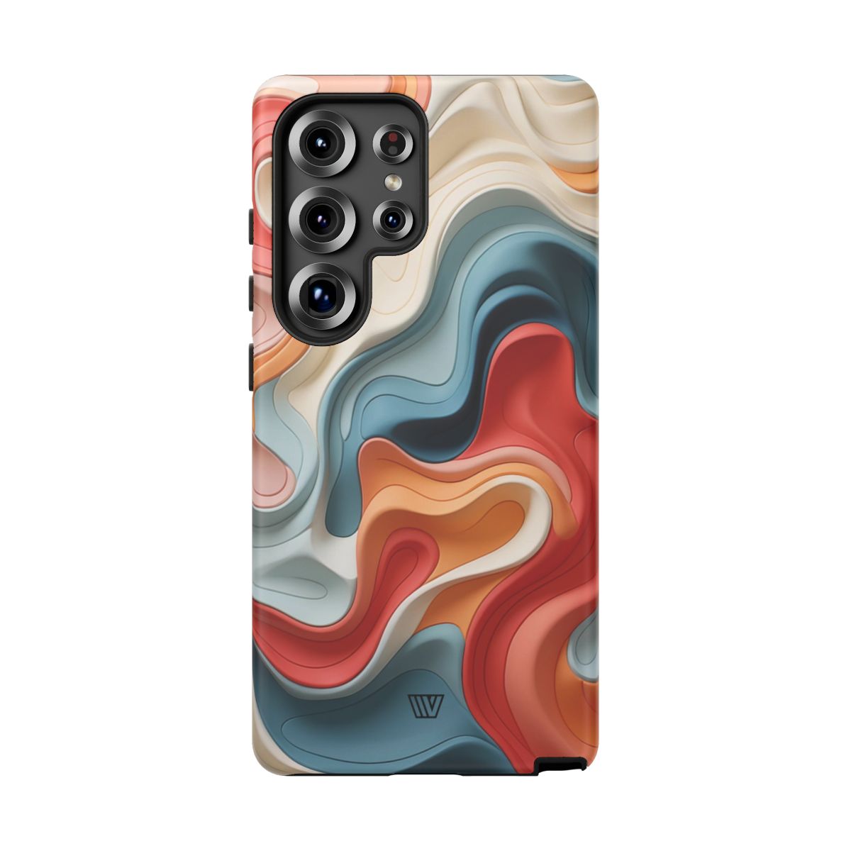 3D Colorful Clay Tough Phone Case – Samsung Galaxy S25 Ultra, Matte