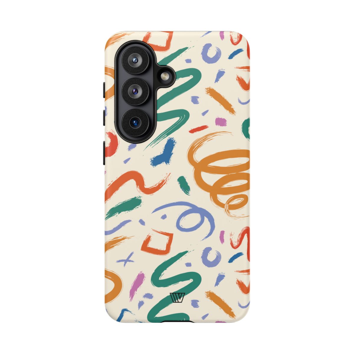 Doodle Brush Strokes Tough Phone Case – Samsung Galaxy S26, Matte