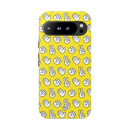 Rock Paper Scissors Tough Phone Case – Google Pixel 9 Pro XL, Matte