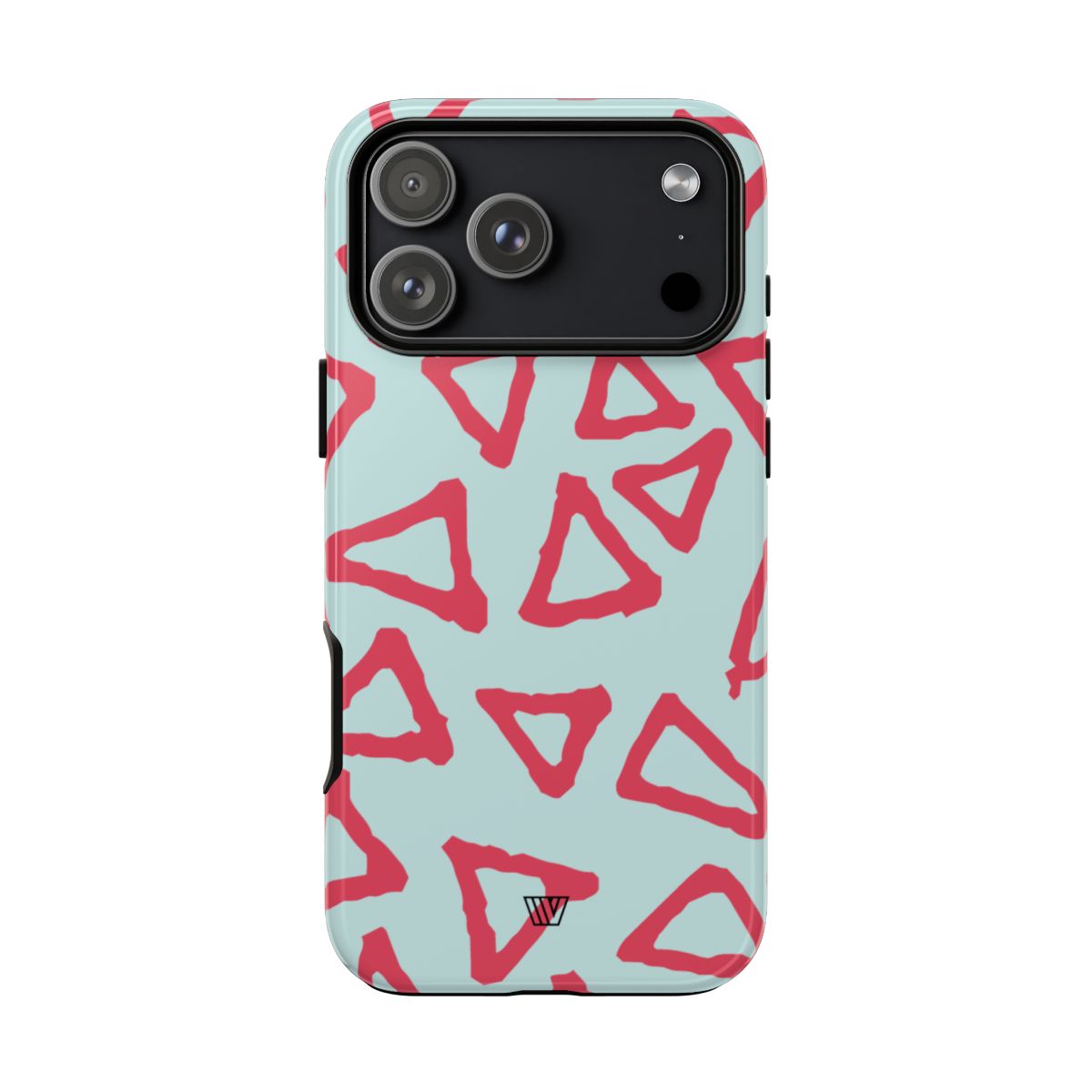 Triangle Doodle Tough Phone Case – iPhone 18 Pro Max, Glossy