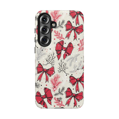 Winter Bows Tough Phone Case – Samsung Galaxy S25 Plus, Matte