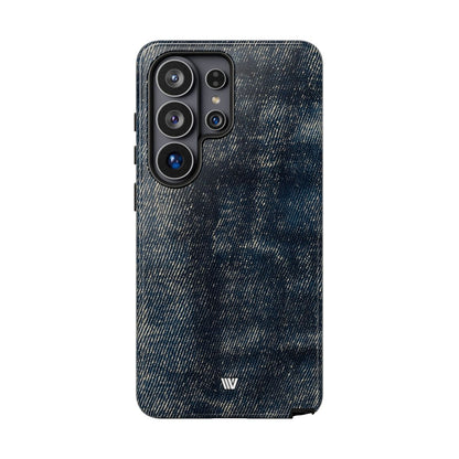 Faded Denim Tough Phone Case – Samsung Galaxy S26 Ultra, Glossy