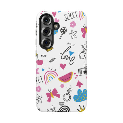 Sweet Love Tough Phone Case – Samsung Galaxy S25, Matte