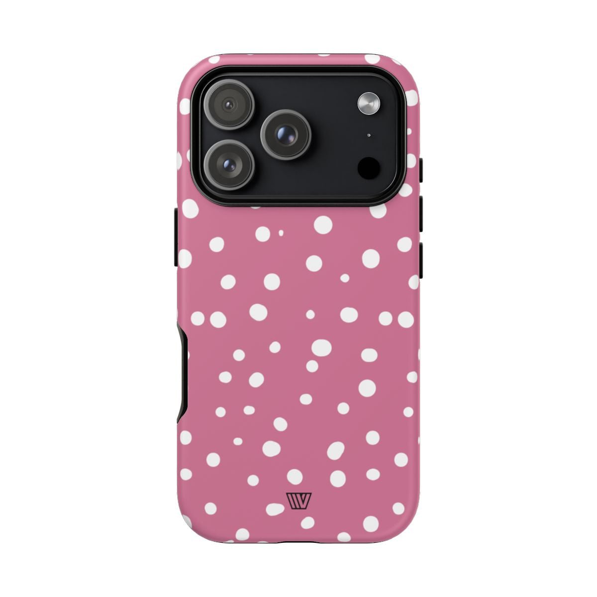 Blush Red Dots Tough Phone Case – iPhone 18 Pro, Matte