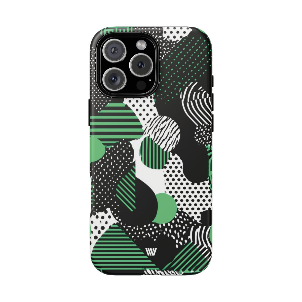 Pattern Clash Tough Phone Case – iPhone 16 Pro Max, Matte