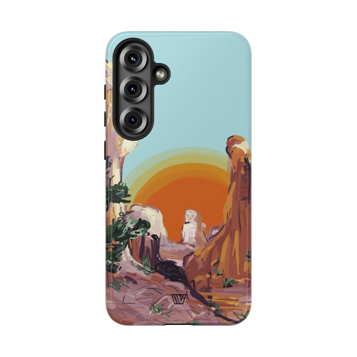 Desert Sunrise Trovvve x Earth Formations Tough Phone Case – Samsung Galaxy S25 Plus, Glossy