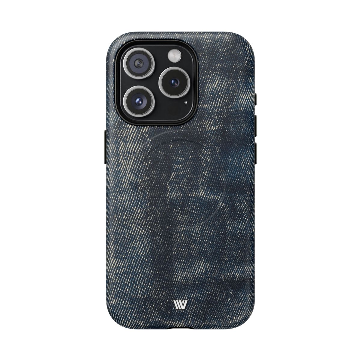 Faded Denim MagSafe Tough iPhone Case – iPhone 15 Pro, Matte
