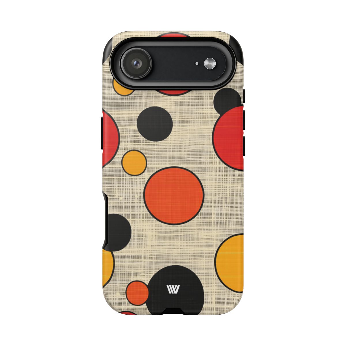 Mid-Century Dots Tough Phone Case – iPhone 17 Air, Matte