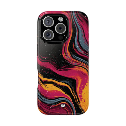 Cosmic Embers Tough Phone Case – iPhone 16 Pro, Glossy