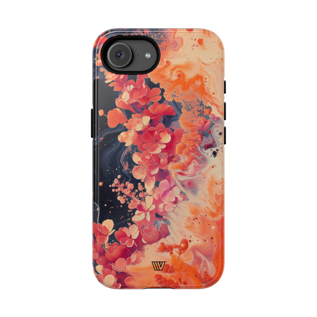 Wave of Flowers Tough Phone Case – iPhone 16e, Glossy