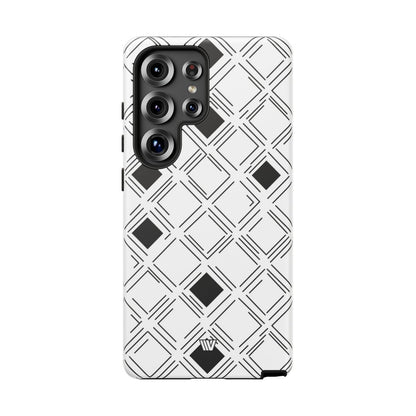 Geometric Focus Tough Phone Case – Samsung Galaxy S25 Ultra, Matte