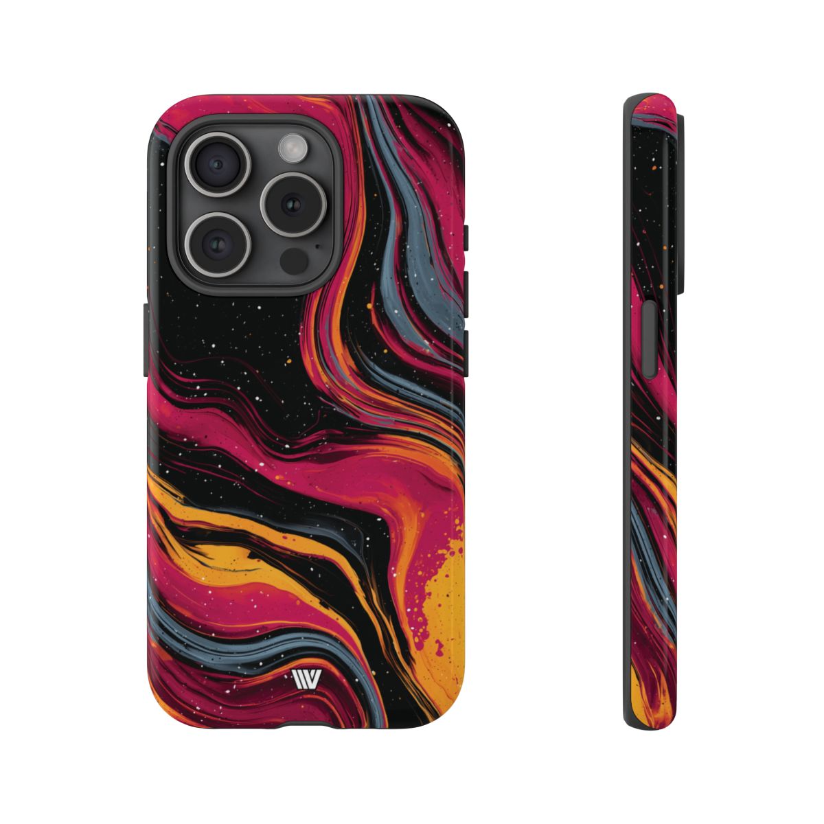 Cosmic Embers Tough Phone Case – iPhone 15 Pro, Glossy