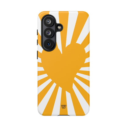 Heart Sun Rays Tough Phone Case – Samsung Galaxy S26, Matte