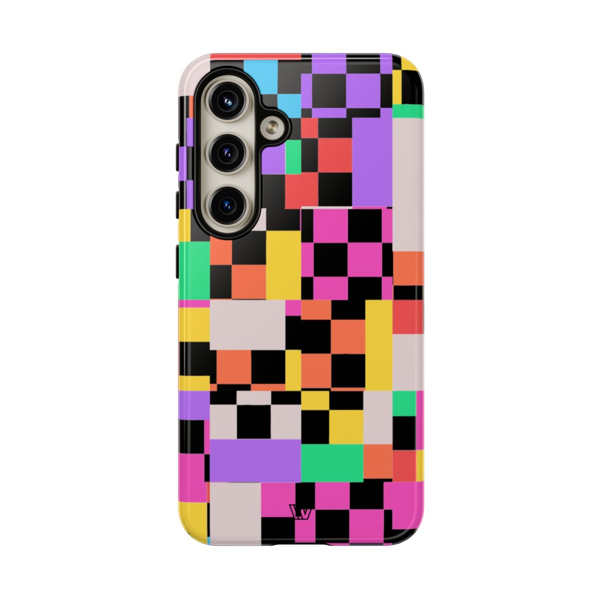 Mashed Up Checkerboard Tough Phone Case – Samsung Galaxy S24, Glossy