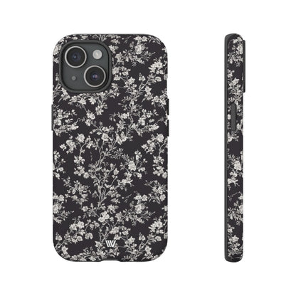 Inked Petals Tough Phone Case – iPhone 15, Matte