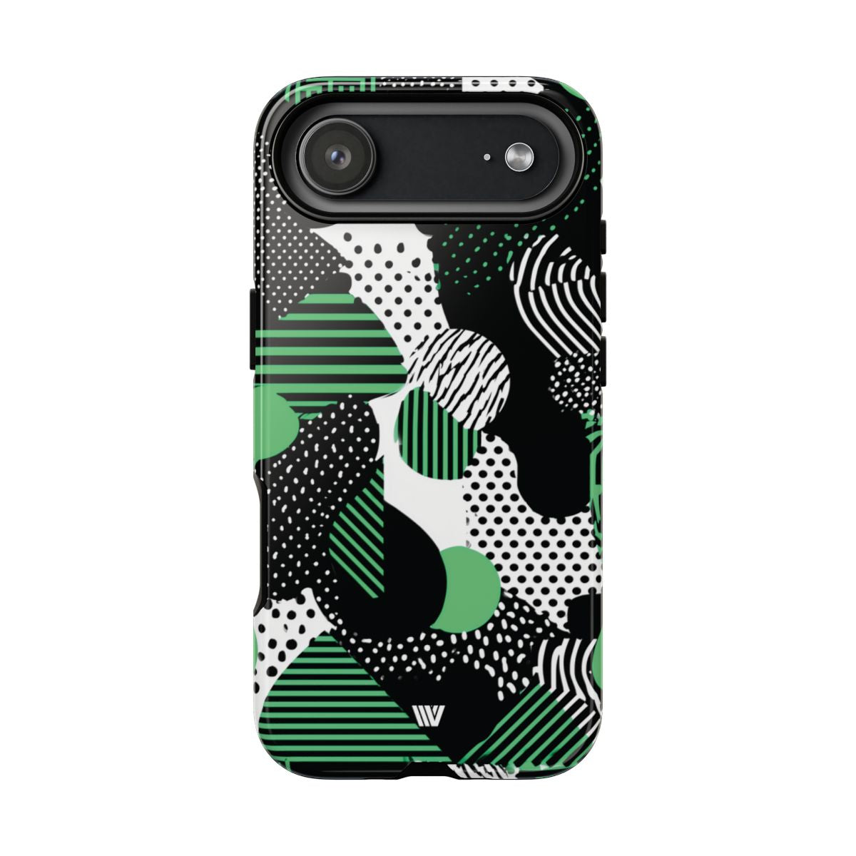 Pattern Clash Tough Phone Case – iPhone 17 Air, Glossy