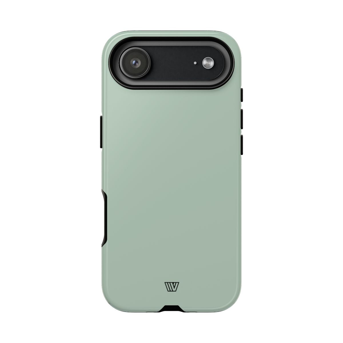Pastel Green Solid Tough Phone Case – iPhone 17 Air, Glossy