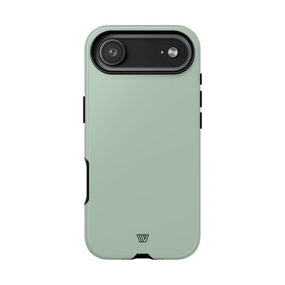 Pastel Green Solid Tough Phone Case – iPhone 17 Air, Glossy