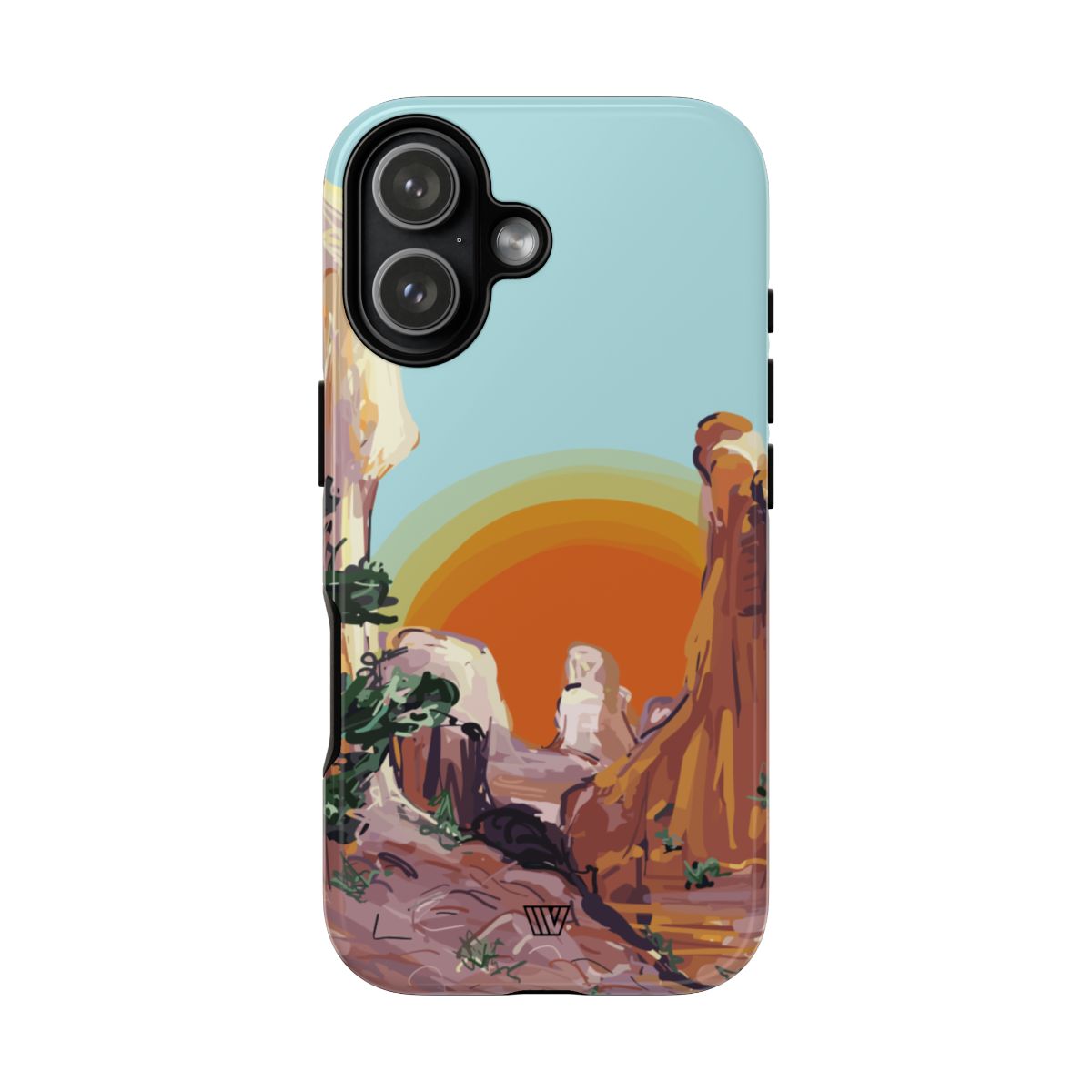 Desert Sunrise Trovvve x Earth Formations Tough Phone Case – iPhone 17, Glossy