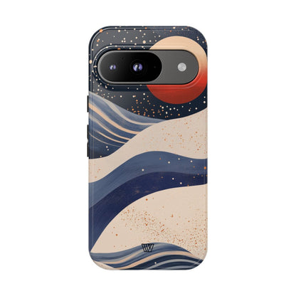 Cosmic Tides Tough Phone Case – Google Pixel 9, Glossy