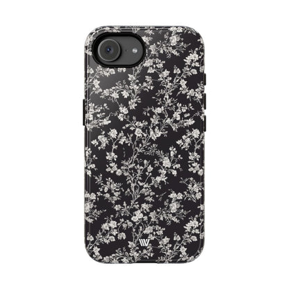 Inked Petals Tough Phone Case – iPhone 16e, Glossy