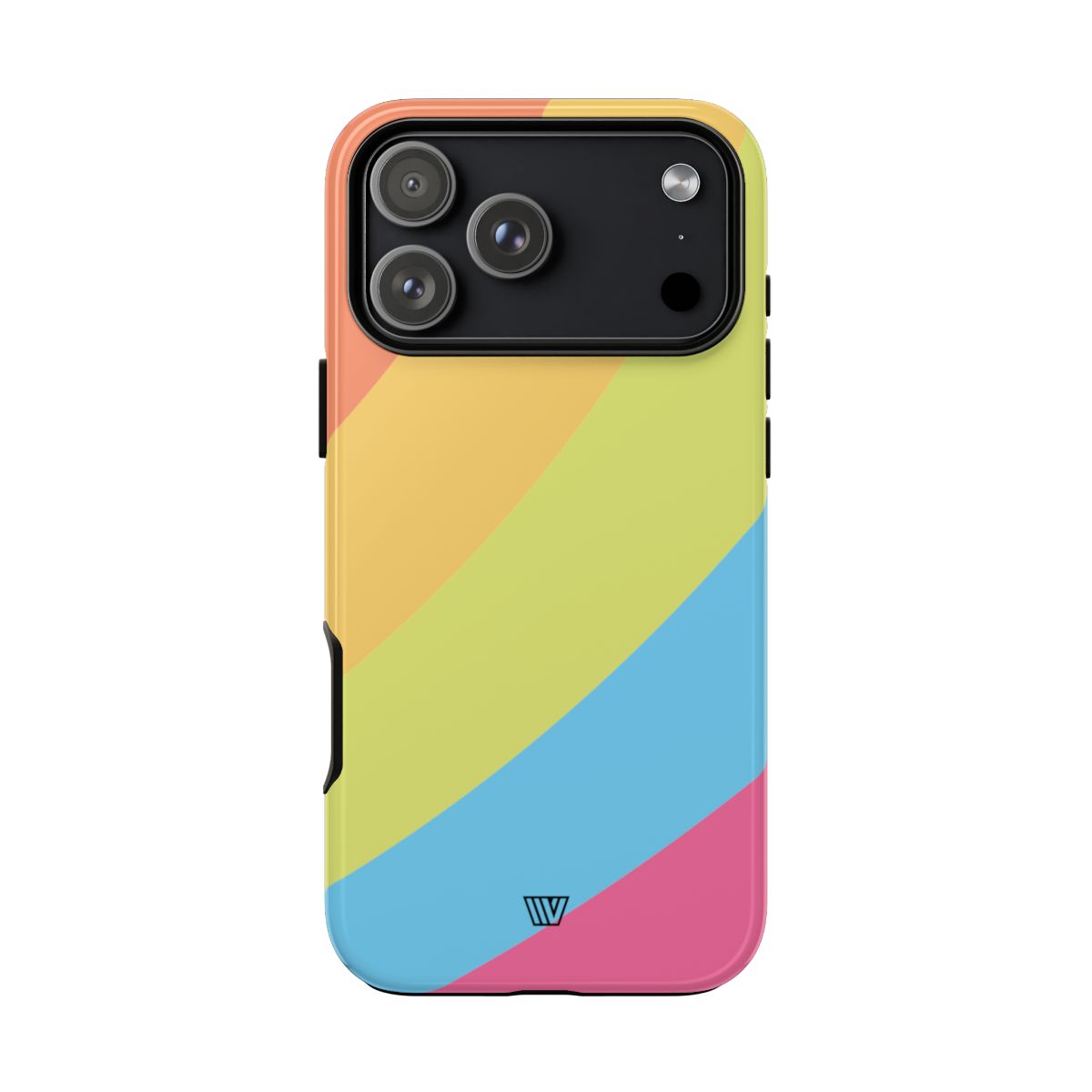 Neon Rainbow Tough Phone Case – iPhone 18 Pro Max, Glossy