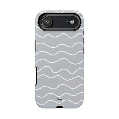 Gray Waves Tough Phone Case – iPhone 17 Air, Matte