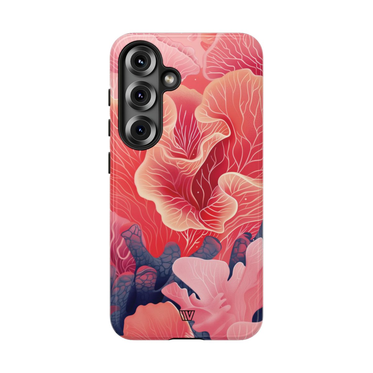 Pink Coral Tough Phone Case – Samsung Galaxy S25, Glossy