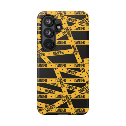 Danger Tape Tough Phone Case – Samsung Galaxy S26, Matte