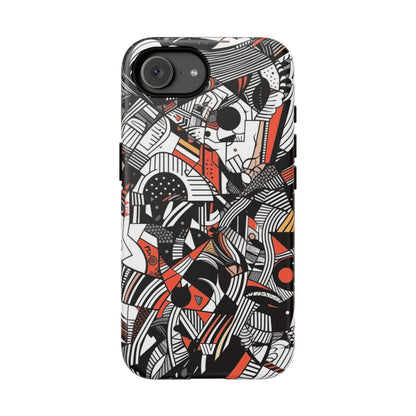 Abstract Doodle #3 Tough Phone Case – iPhone 17e, Matte
