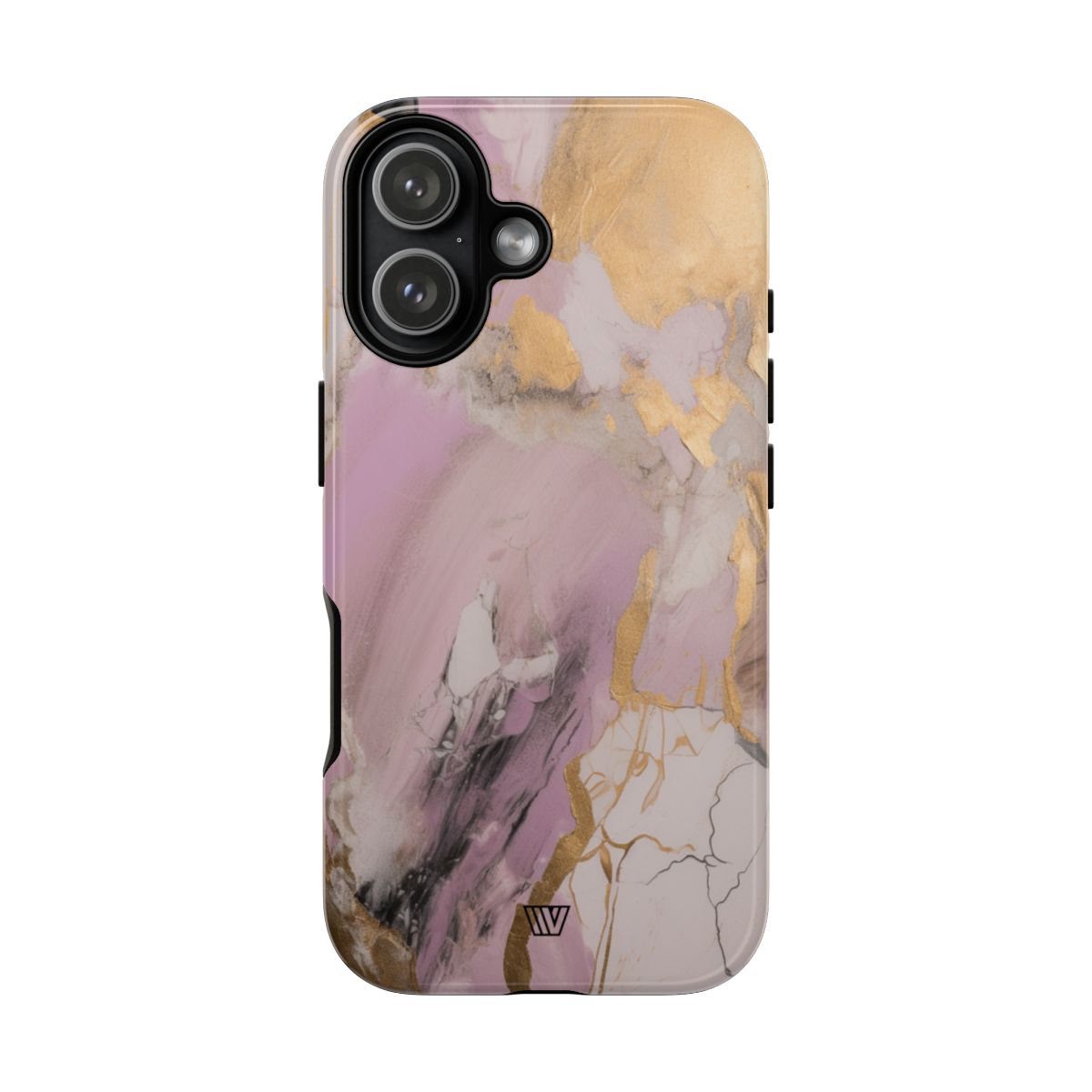 Gilded Blush Tough Phone Case – iPhone 17, Glossy