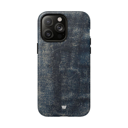 Faded Denim MagSafe Tough iPhone Case – iPhone 14 Pro Max, Matte