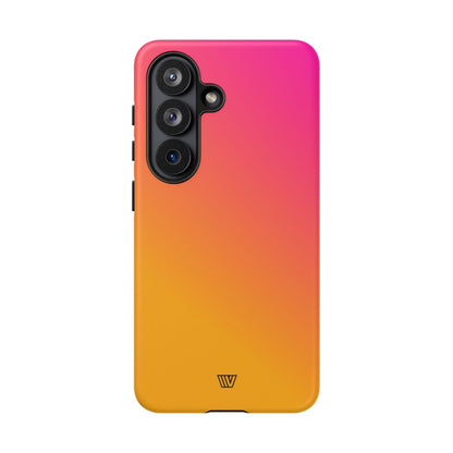 Hot Pink Orange Tough Phone Case – Samsung Galaxy S26, Matte