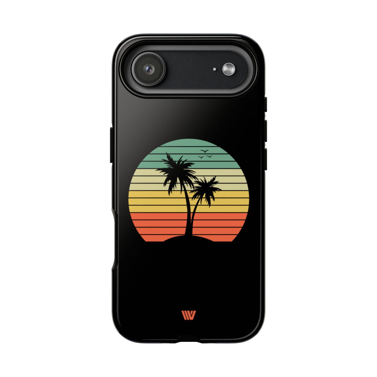 Retro Palms Tough Phone Case – iPhone 17 Air, Glossy