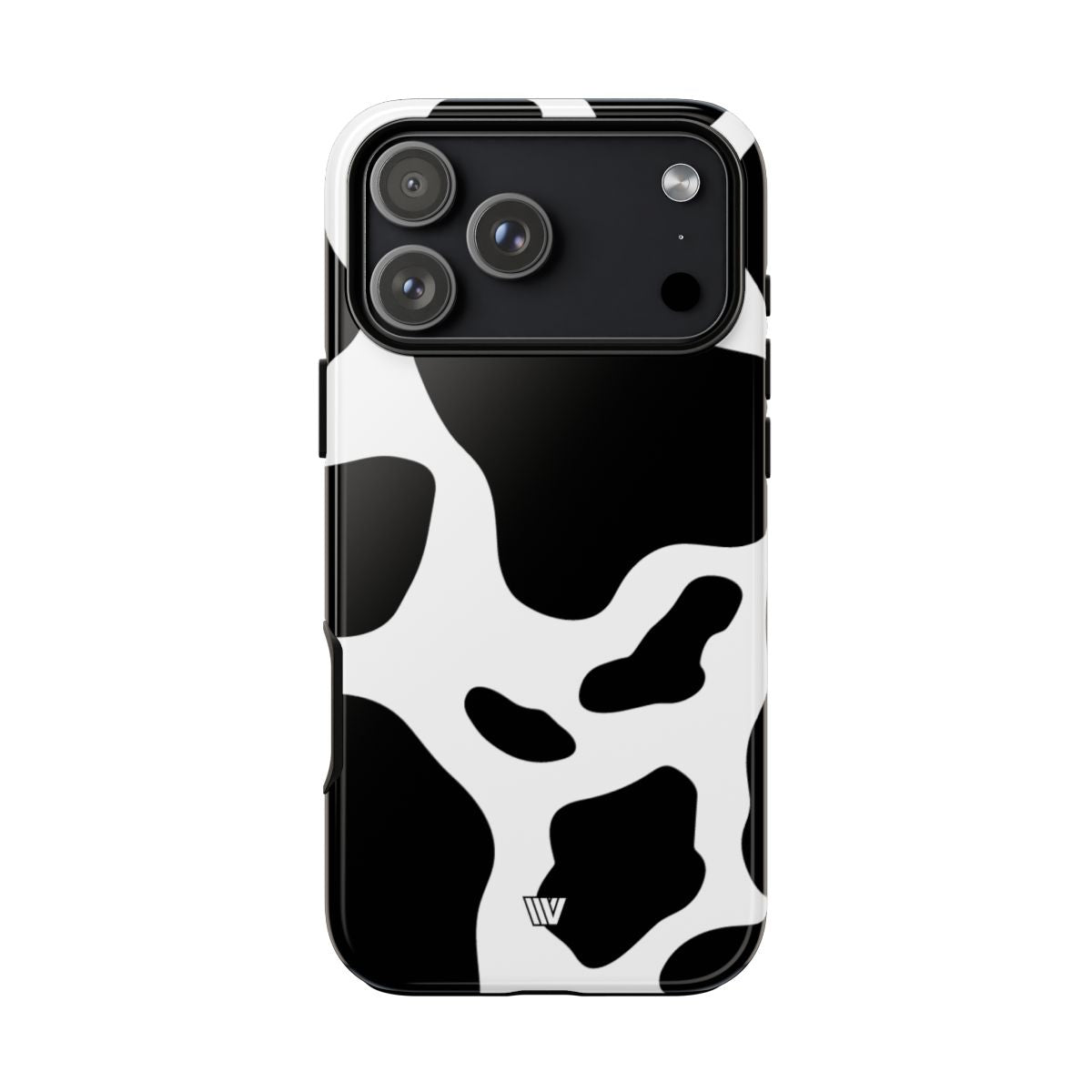 Cow Print Tough Phone Case – iPhone 18 Pro Max, Glossy