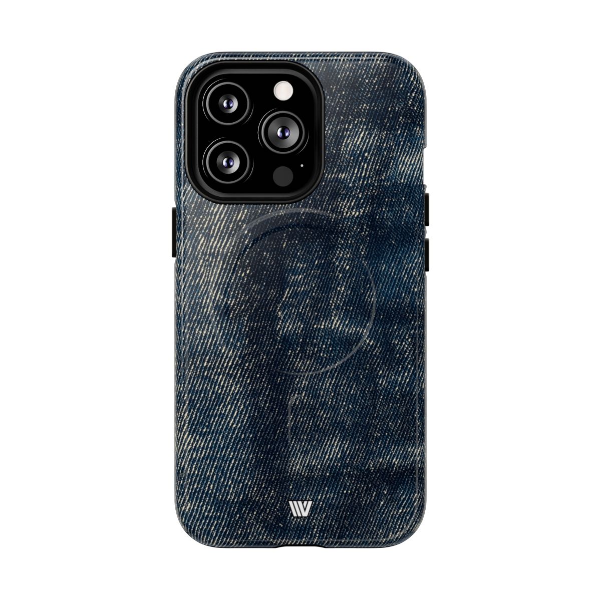 Faded Denim MagSafe Tough iPhone Case – iPhone 13 Pro, Glossy