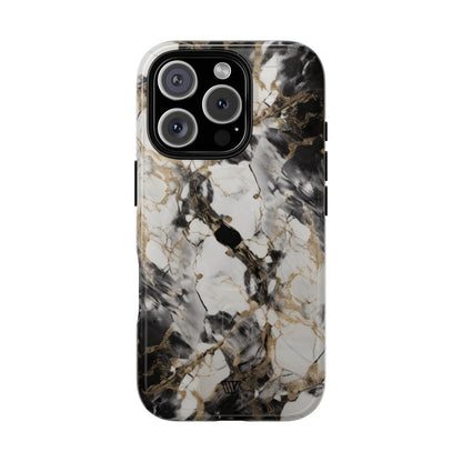 Marble MagSafe Tough iPhone Case – iPhone 16 Pro, Glossy