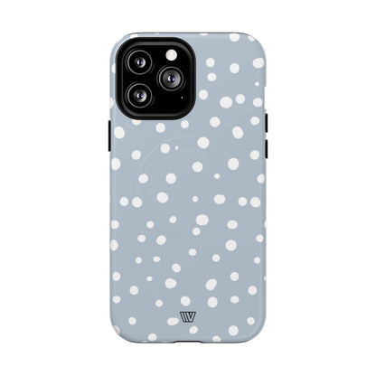 Blue Haze Dots MagSafe Tough iPhone Case – iPhone 13 Pro Max, Matte