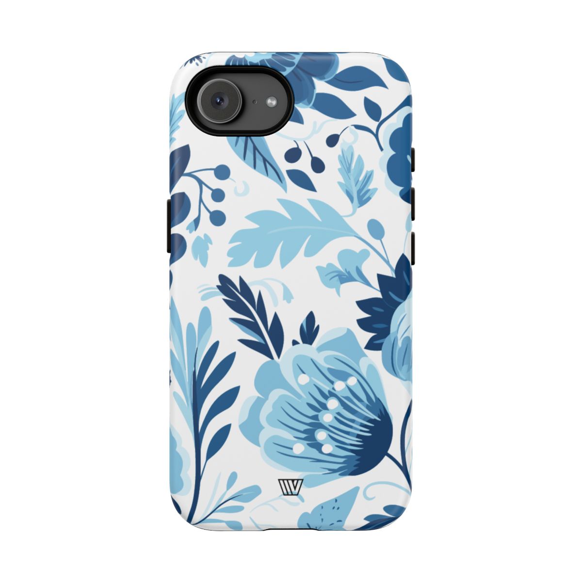 Blue White Flowers Tough Phone Case – iPhone 17e, Matte