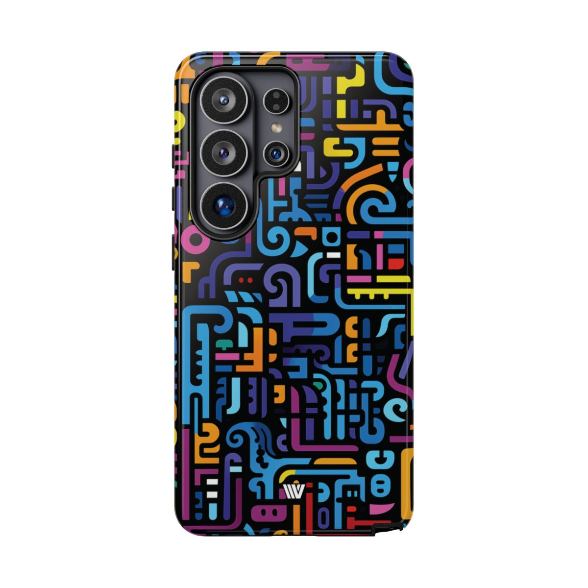 Neon Glyphs Tough Phone Case – Samsung Galaxy S26 Ultra, Glossy
