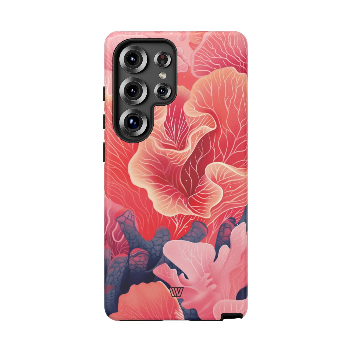 Pink Coral Tough Phone Case – Samsung Galaxy S25 Ultra, Matte