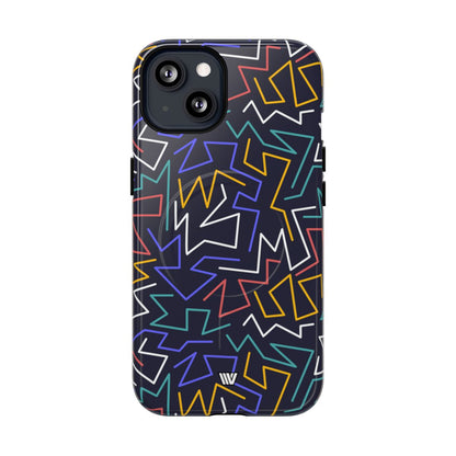 Zigzag Night MagSafe Tough iPhone Case – iPhone 13, Glossy