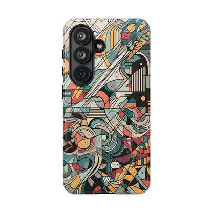 Abstract Doodle #2 Tough Phone Case – Samsung Galaxy S26, Glossy